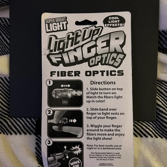 Light Up Finger Optics Party Lights - Picture 2 of 2